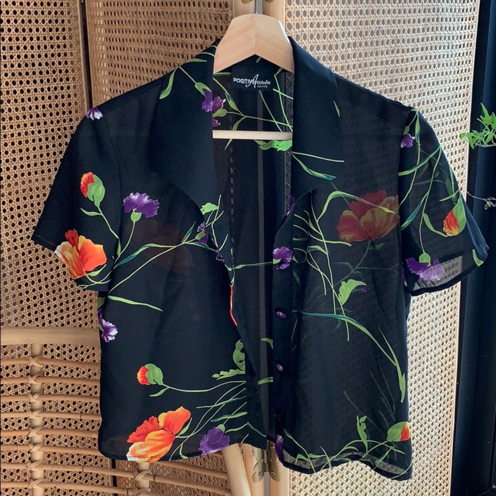 Vintage Floral Top